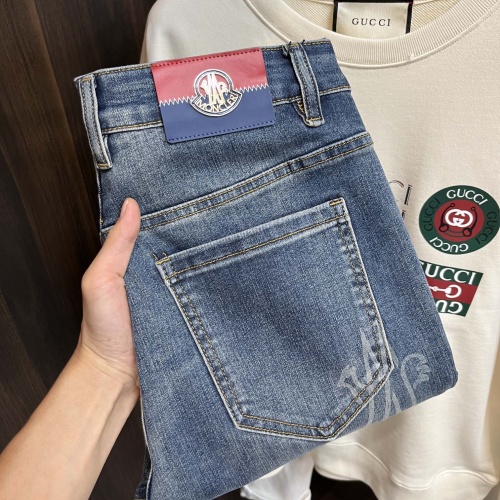 Replica Moncler Jeans For Men #1261508, $88.00 USD, [ITEM#1261508], Replica Moncler Jeans outlet from China