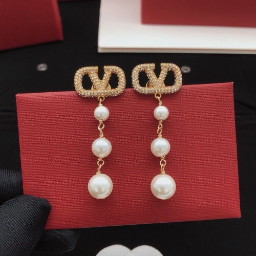 Replica Valentino Earrings For Women #1261512 $34.00 USD for Wholesale