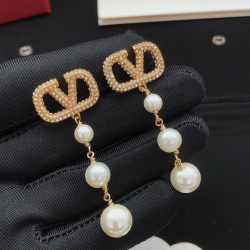 Replica Valentino Earrings For Women #1261512 $34.00 USD for Wholesale