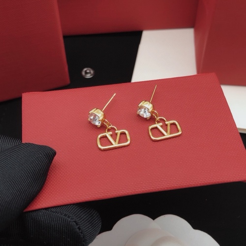 Replica Valentino Earrings For Women #1261586 $27.00 USD for Wholesale