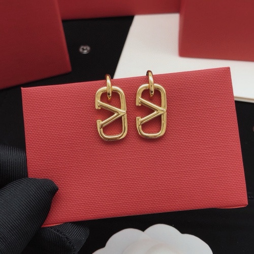 Replica Valentino Earrings For Women #1261591 $27.00 USD for Wholesale