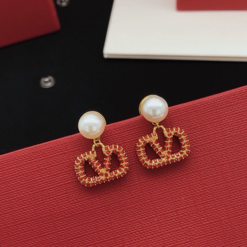 Replica Valentino Earrings For Women #1261598 $29.00 USD for Wholesale