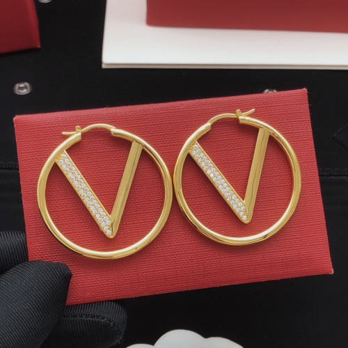 Replica Valentino Earrings For Women #1261602, $32.00 USD, [ITEM#1261602], Replica Valentino Earrings outlet from China