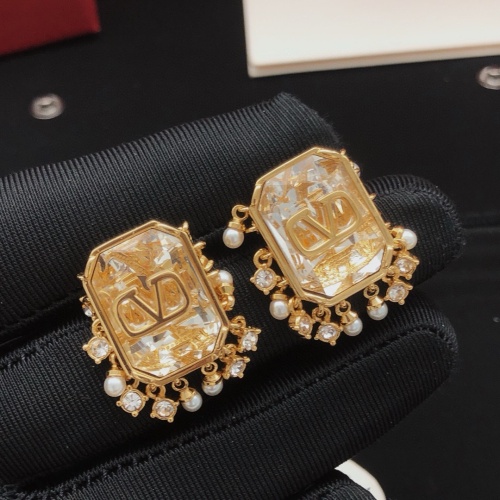 Replica Valentino Earrings For Women #1261603 $36.00 USD for Wholesale