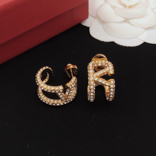 Replica Valentino Earrings For Women #1261639 $32.00 USD for Wholesale