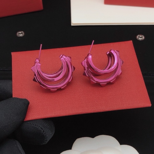 Replica Valentino Earrings For Women #1261645 $32.00 USD for Wholesale