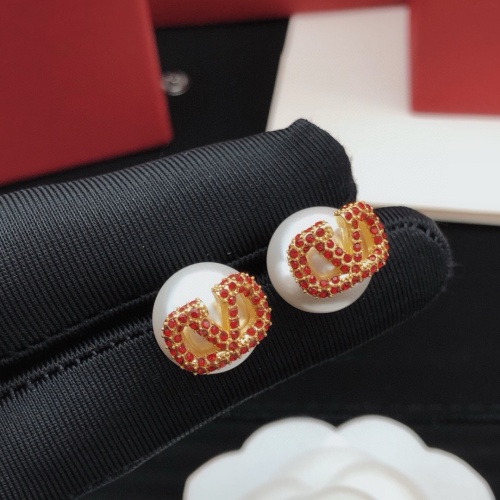 Replica Valentino Earrings For Women #1261666 $27.00 USD for Wholesale