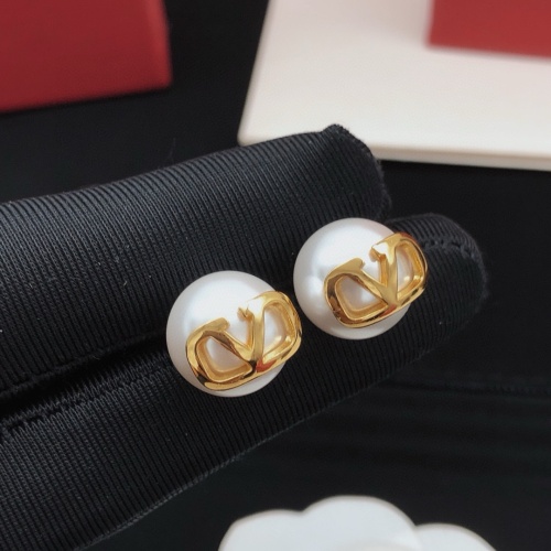 Replica Valentino Earrings For Women #1261667 $27.00 USD for Wholesale