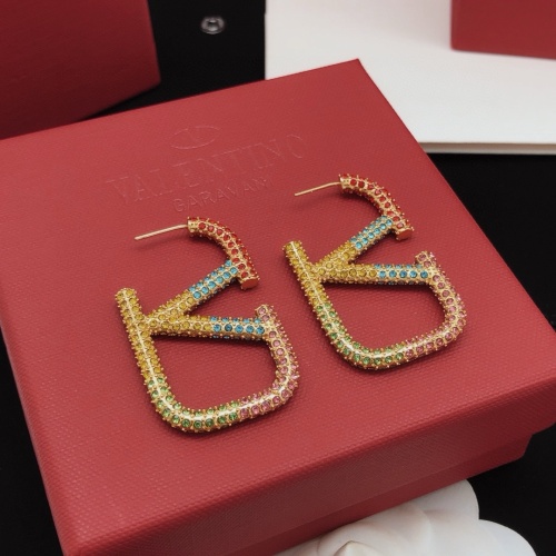 Replica Valentino Earrings For Women #1261694 $36.00 USD for Wholesale