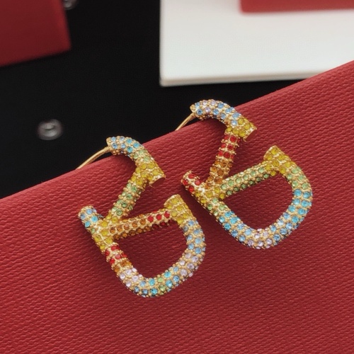 Replica Valentino Earrings For Women #1261696 $32.00 USD for Wholesale