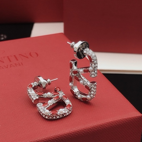 Replica Valentino Earrings For Women #1261716 $32.00 USD for Wholesale