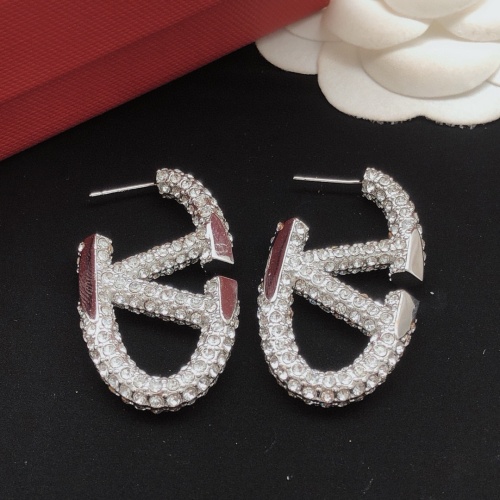 Replica Valentino Earrings For Women #1261733 $38.00 USD for Wholesale