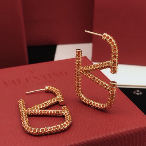 Replica Valentino Earrings For Women #1261745 $36.00 USD for Wholesale