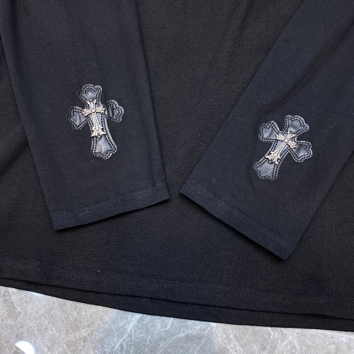 Replica Chrome Hearts T-Shirts Long Sleeved For Unisex #1261750 $45.00 USD for Wholesale