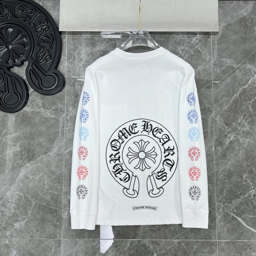 Replica Chrome Hearts T-Shirts Long Sleeved For Unisex #1261762 $36.00 USD for Wholesale