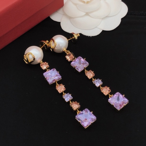 Replica Valentino Earrings For Women #1261764 $36.00 USD for Wholesale