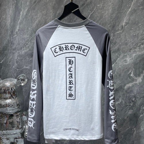 Replica Chrome Hearts T-Shirts Long Sleeved For Unisex #1261768 $36.00 USD for Wholesale