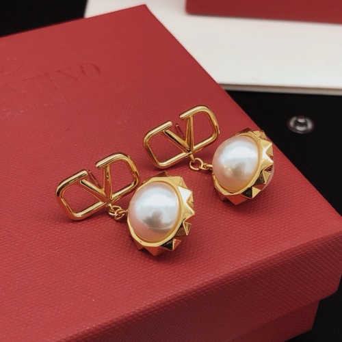 Replica Valentino Earrings For Women #1261871 $29.00 USD for Wholesale