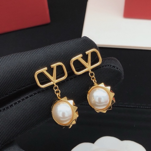 Replica Valentino Earrings For Women #1261871 $29.00 USD for Wholesale