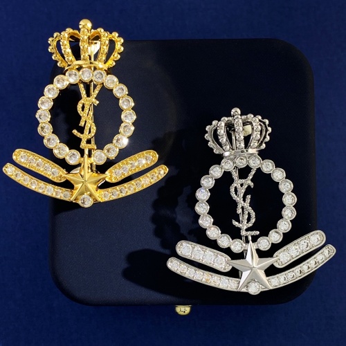 Replica Yves Saint Laurent Brooches For Women #1262696 $29.00 USD for Wholesale