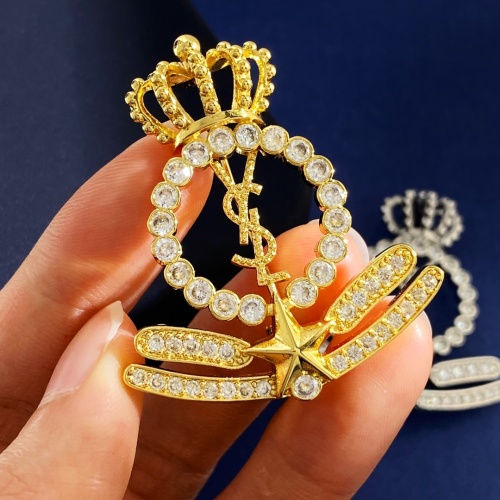 Replica Yves Saint Laurent Brooches For Women #1262697 $29.00 USD for Wholesale