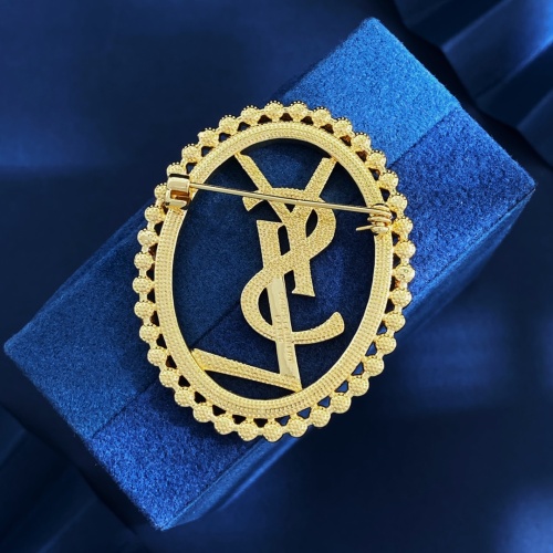 Replica Yves Saint Laurent Brooches For Women #1262702 $32.00 USD for Wholesale