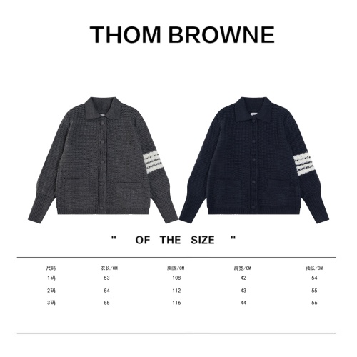 Replica Thom Browne TB Sweaters Long Sleeved For Women #1262818 $72.00 USD for Wholesale