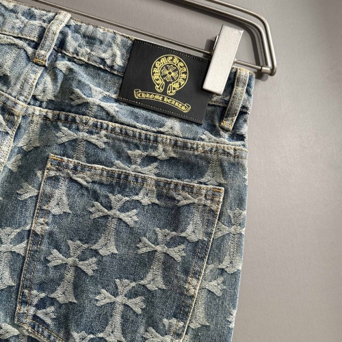 Replica Chrome Hearts Jeans For Men #1263297 $82.00 USD for Wholesale