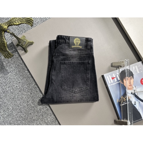 Replica Chrome Hearts Jeans For Men #1263298 $82.00 USD for Wholesale