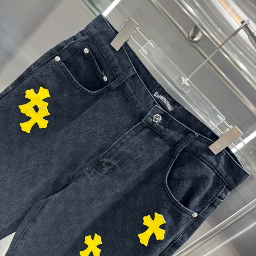 Replica Chrome Hearts Jeans For Unisex #1263304 $60.00 USD for Wholesale