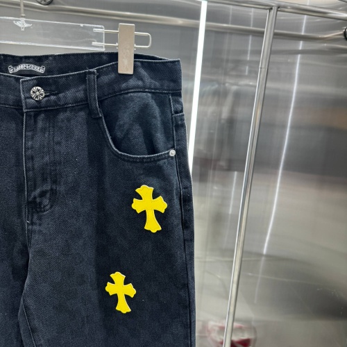 Replica Chrome Hearts Jeans For Unisex #1263304 $60.00 USD for Wholesale