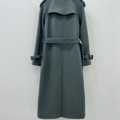 Replica Burberry Trench Coat Long Sleeved For Women #1263610 $225.00 USD for Wholesale