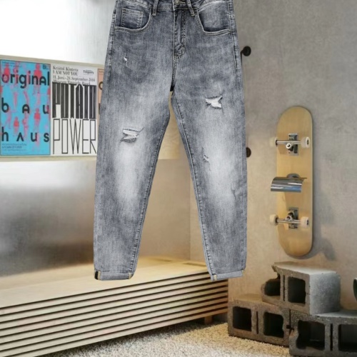 Replica Balenciaga Jeans For Men #1263728 $56.00 USD for Wholesale