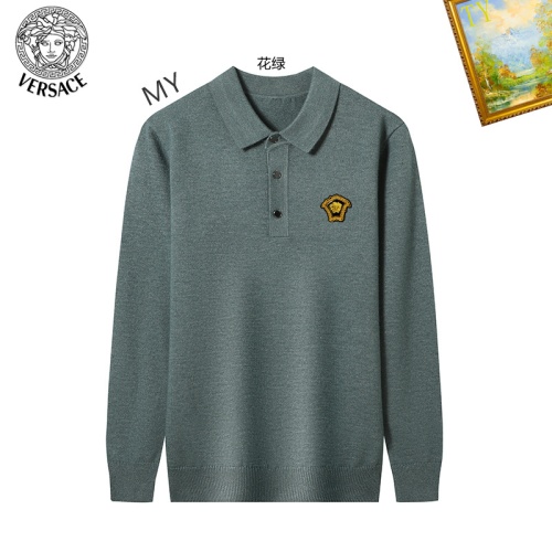 Replica Versace Sweaters Long Sleeved For Men #1263890, $42.00 USD, [ITEM#1263890], Replica Versace Sweaters outlet from China