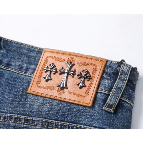 Replica Chrome Hearts Jeans For Men #1263920 $42.00 USD for Wholesale