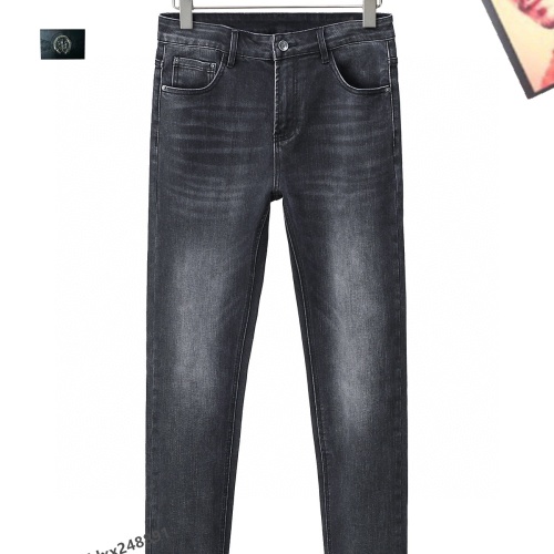 Replica Chrome Hearts Jeans For Men #1263924 $42.00 USD for Wholesale