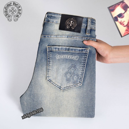 Replica Chrome Hearts Jeans For Men #1263928, $42.00 USD, [ITEM#1263928], Replica Chrome Hearts Jeans outlet from China