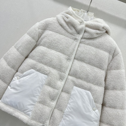 Replica Moncler Down Feather Coat Long Sleeved For Women #1264007 $225.00 USD for Wholesale