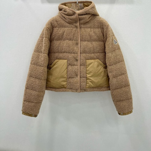 Replica Moncler Down Feather Coat Long Sleeved For Women #1264008, $225.00 USD, [ITEM#1264008], Replica Moncler Down Feather Coat outlet from China