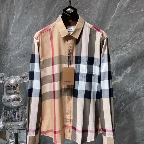 Replica Burberry Shirts Long Sleeved For Men #1264091, $42.00 USD, [ITEM#1264091], Replica Burberry Shirts outlet from China