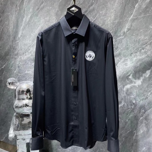 Replica Versace Shirts Long Sleeved For Men #1264095, $42.00 USD, [ITEM#1264095], Replica Versace Shirts outlet from China