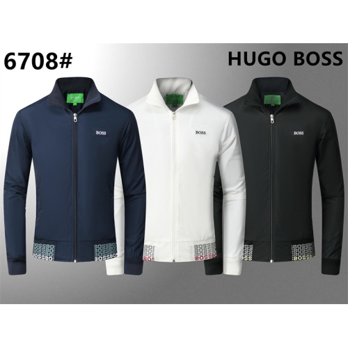 Replica Boss Jackets Long Sleeved For Men #1264127 $39.00 USD for Wholesale