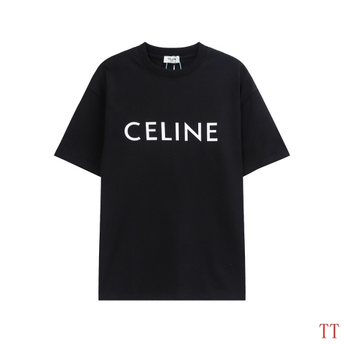 Replica Celine T-Shirts Short Sleeved For Unisex #1264282, $32.00 USD, [ITEM#1264282], Replica Celine T-Shirts outlet from China