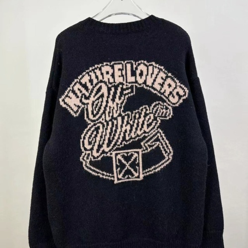 Replica Off-White Sweaters Long Sleeved For Unisex #1264331 $56.00 USD for Wholesale