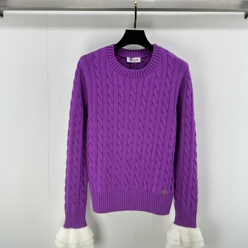 Replica Valentino Sweaters Long Sleeved For Women #1264334, $105.00 USD, [ITEM#1264334], Replica Valentino Sweaters outlet from China