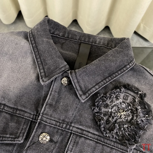 Replica Chrome Hearts Jackets Long Sleeved For Men #1264385 $85.00 USD for Wholesale