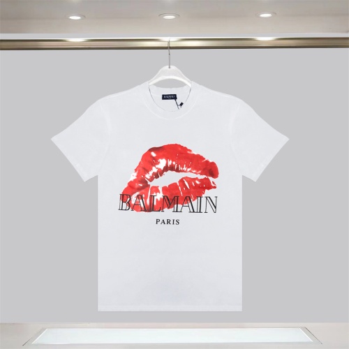 Replica Balmain T-Shirts Short Sleeved For Unisex #1264470, $32.00 USD, [ITEM#1264470], Replica Balmain T-Shirts outlet from China