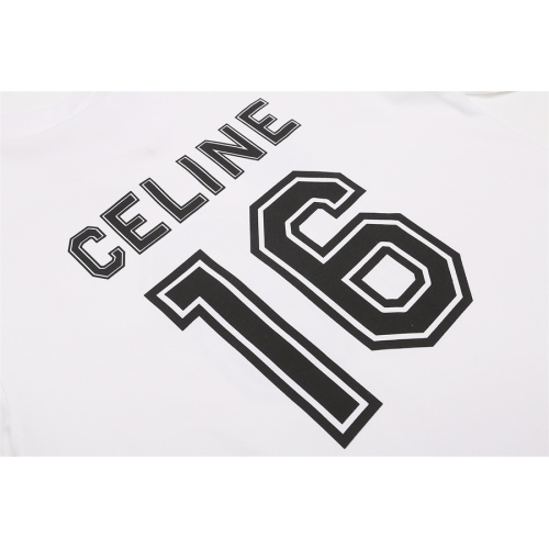 Replica Celine T-Shirts Short Sleeved For Unisex #1264474 $36.00 USD for Wholesale