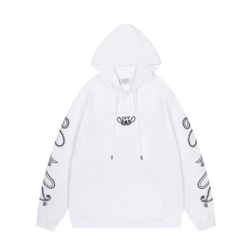 Replica Off-White Hoodies Long Sleeved For Unisex #1264553 $60.00 USD for Wholesale