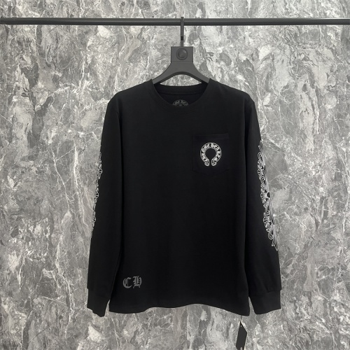 Replica Chrome Hearts T-Shirts Long Sleeved For Unisex #1264593, $52.00 USD, [ITEM#1264593], Replica Chrome Hearts T-Shirts outlet from China